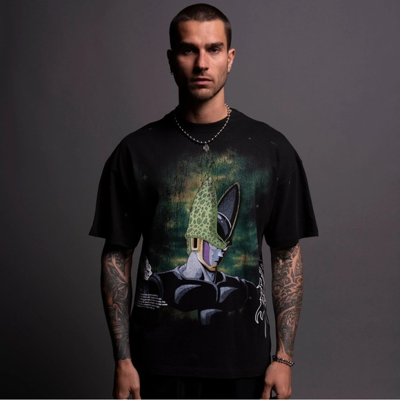 Darc Sport x Dragon Ball-Z - Cell Energy "PREMIUM" Oversized Tee - Picture 4 of 11
